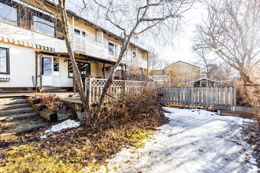 Omputsning Fasad Radhus, Tyresö Krusboda