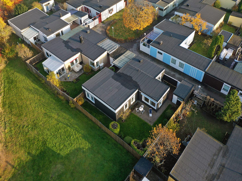 Skorrstensrenovering & Plåtomläggning Tak. Älta Lindalen