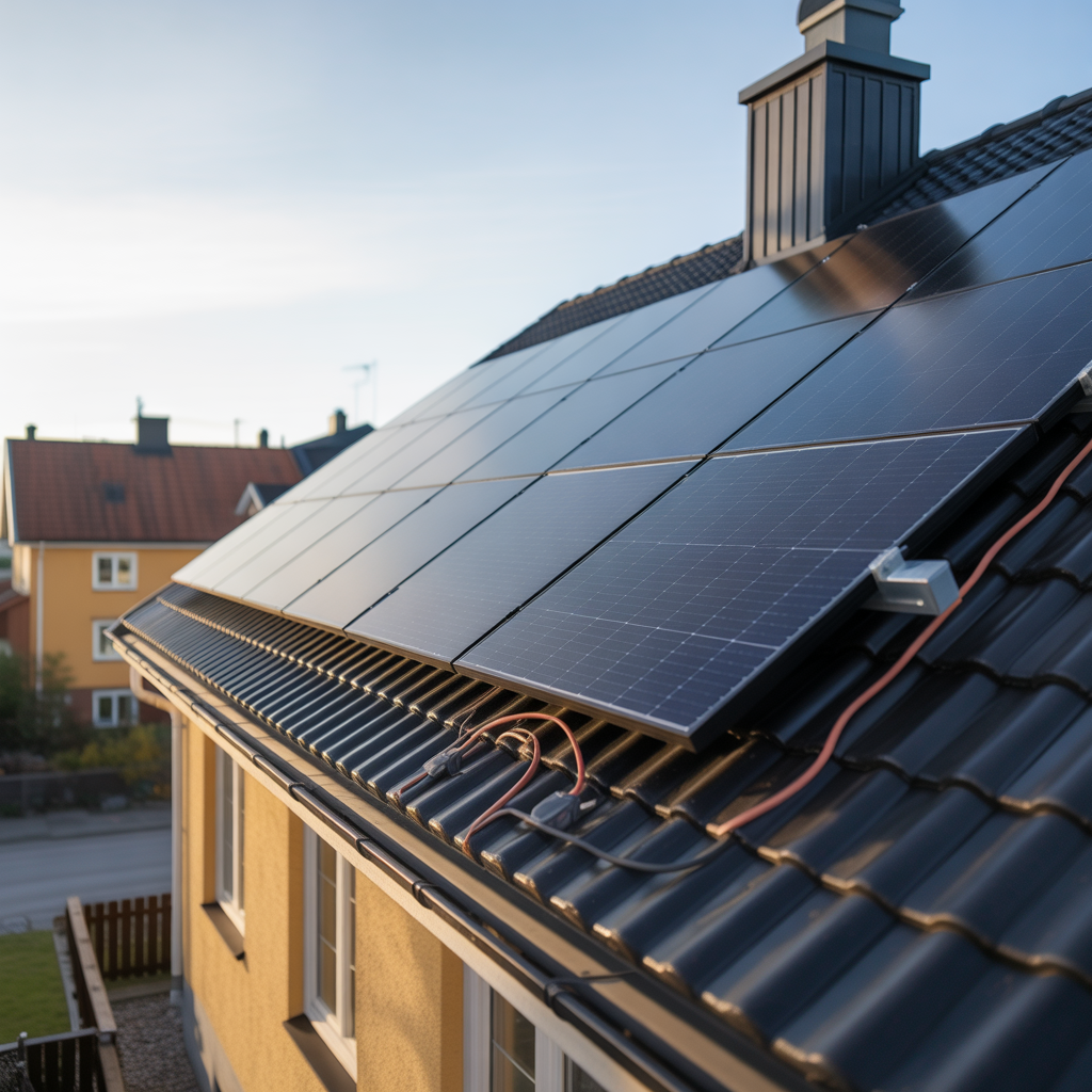 5.Sa installerar du solpaneler pa taket sakert